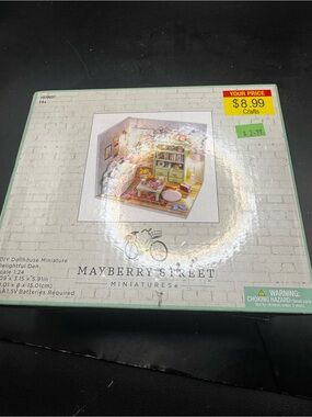 Mayberry Street DIY Dollhouse Miniature Delightful Den Open Box  Hobby Lobby